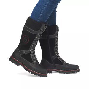 NEW REMONTE Leather Sarolta 80 Comfort Boots in black for women 0126 5m3